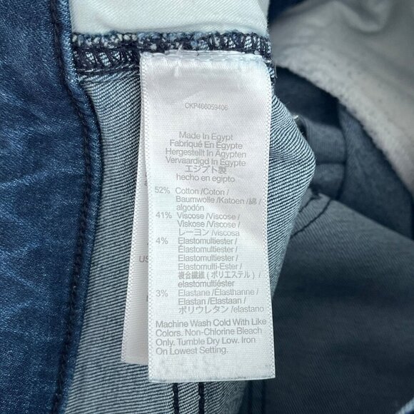 Madewell Curvy Mid-Rise Stovepipe Jeans Dark Wash Stretch Denim Womens 24 - Picture 8 of 15